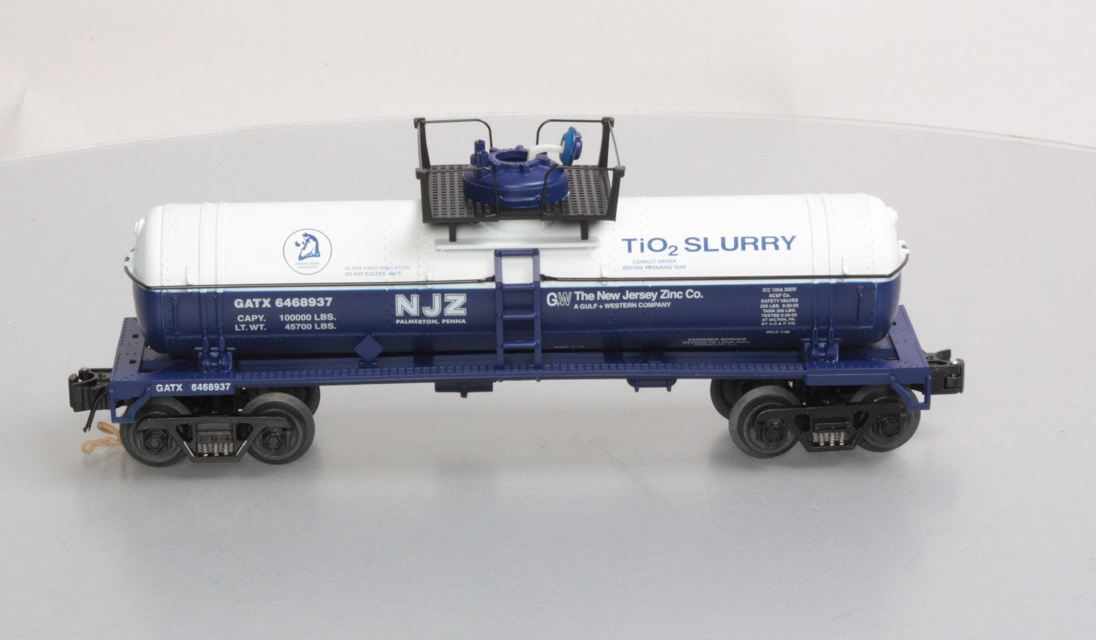 O-Line 163 NJ Zinc Tank Car #6468937