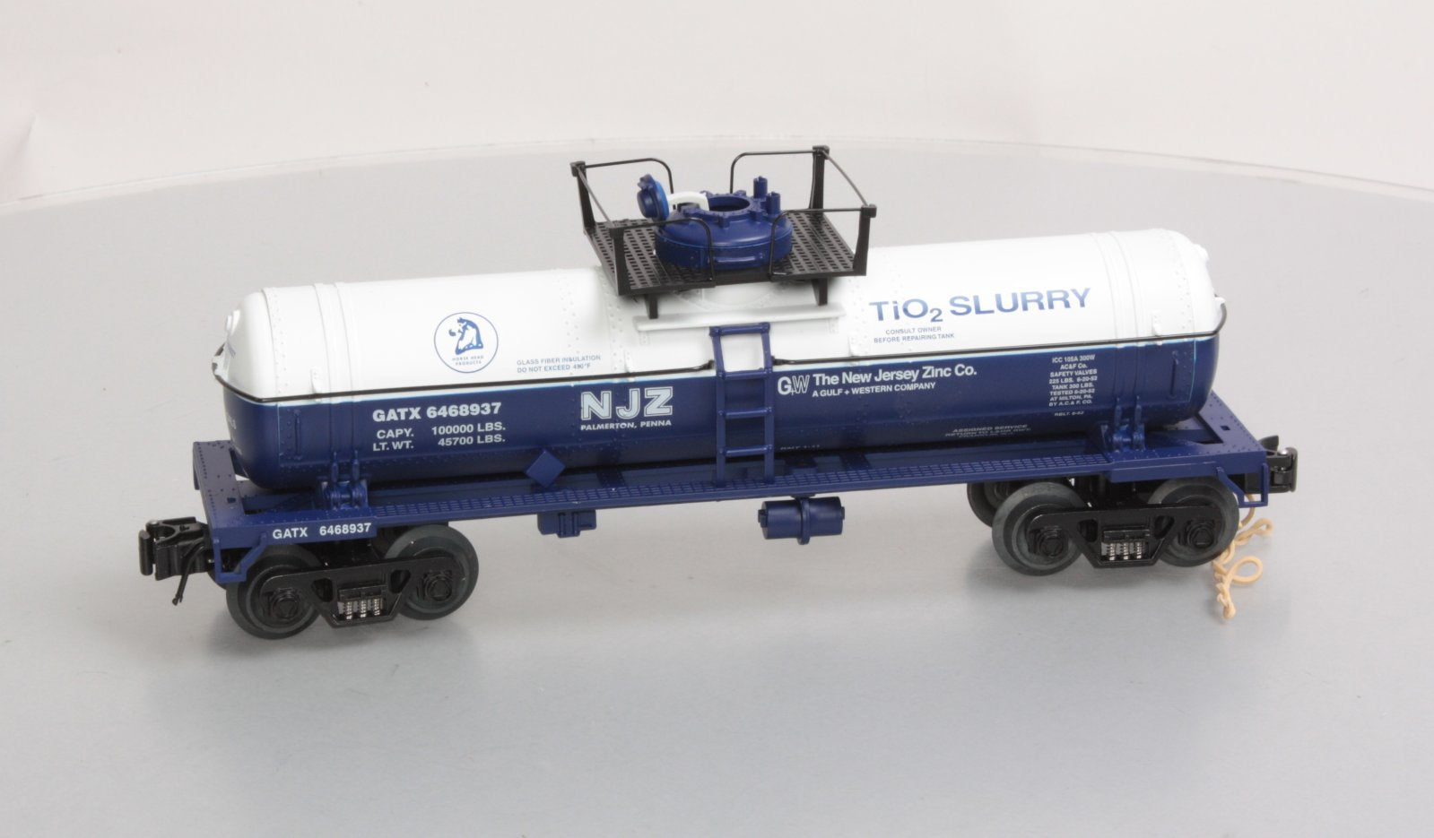 O-Line 163 NJ Zinc Tank Car #6468937