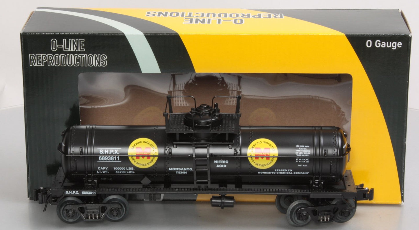 O-Line 166 Monsanto Tank Car #6893811