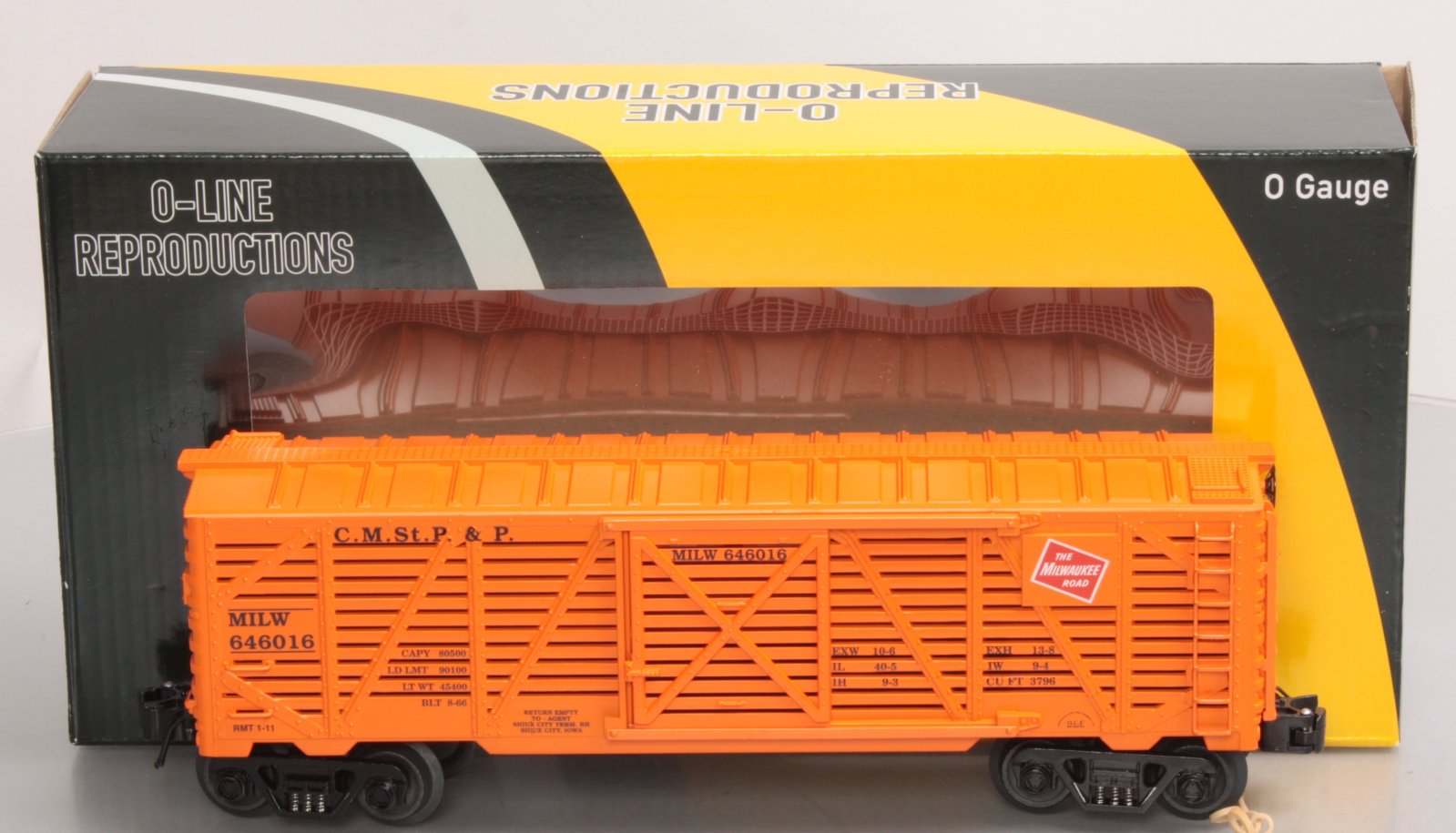 O-Line 105 Milwaukee Road Stock Car #646016