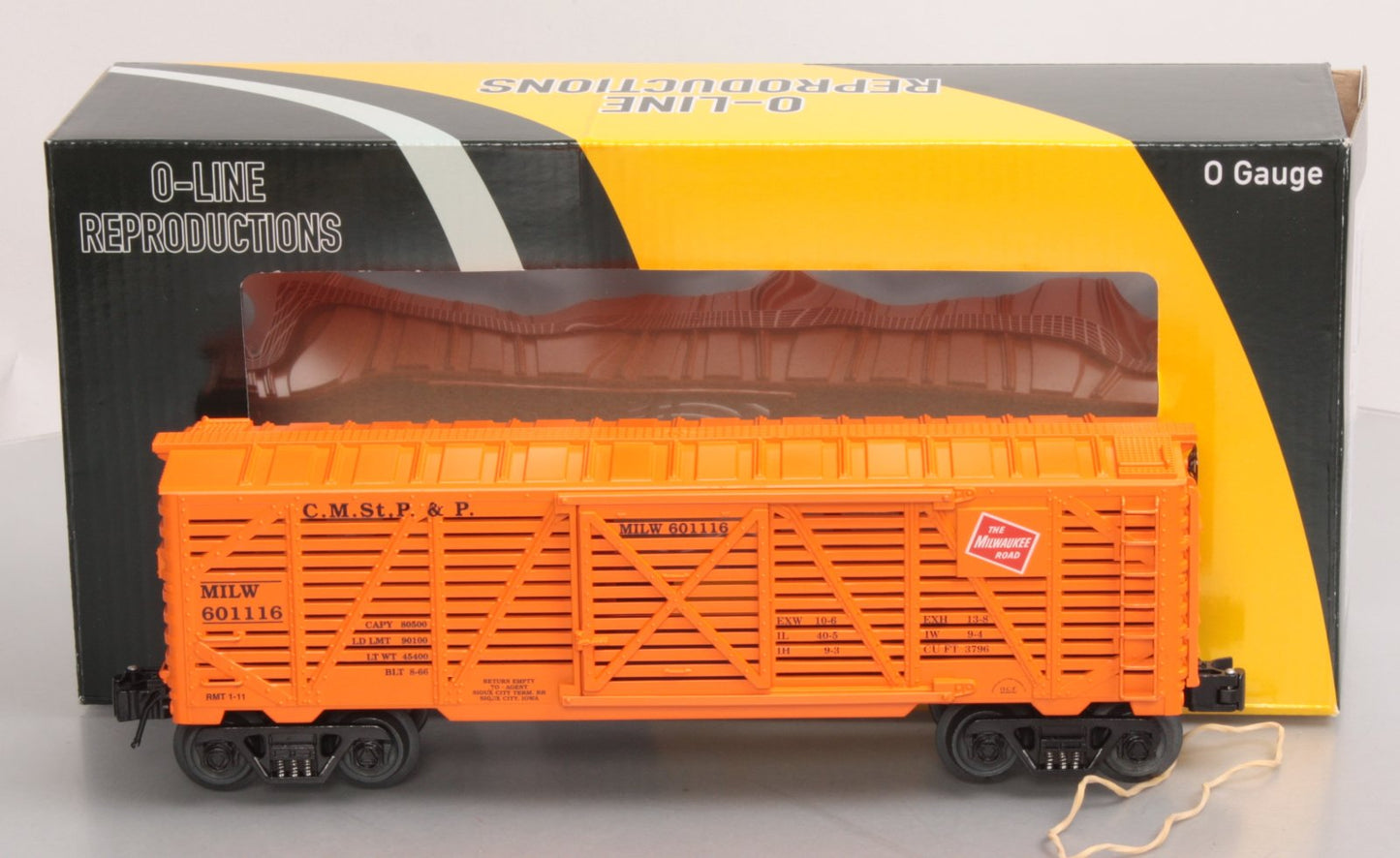 O-Line 106 Milwaukee Road Stock Car #601116