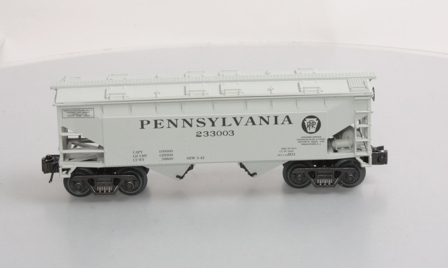 O-Line 143 Pennsylvania RR Covered Hopper #233003