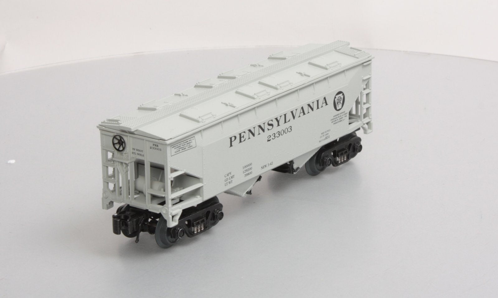 O-Line 143 Pennsylvania RR Covered Hopper #233003