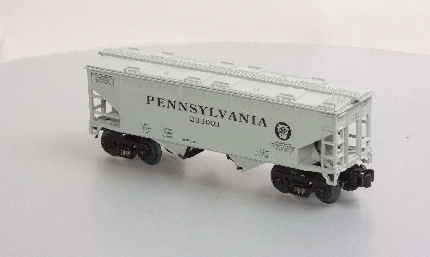 O-Line 143 Pennsylvania RR Covered Hopper #233003