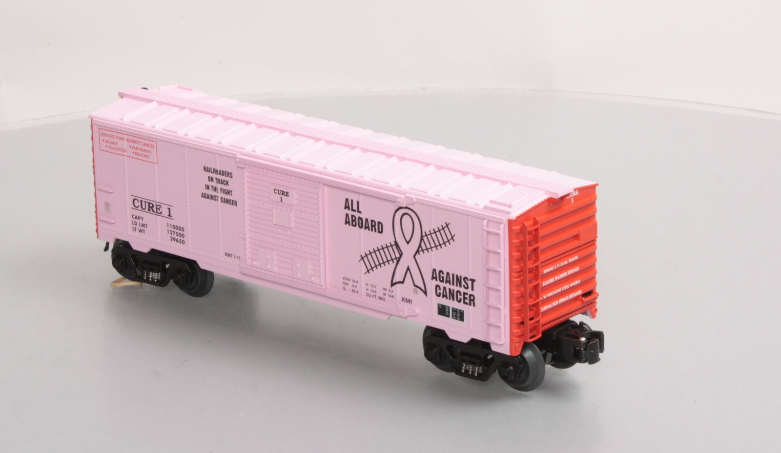 O-Line OLR148 Cancer Cure Box Car #1
