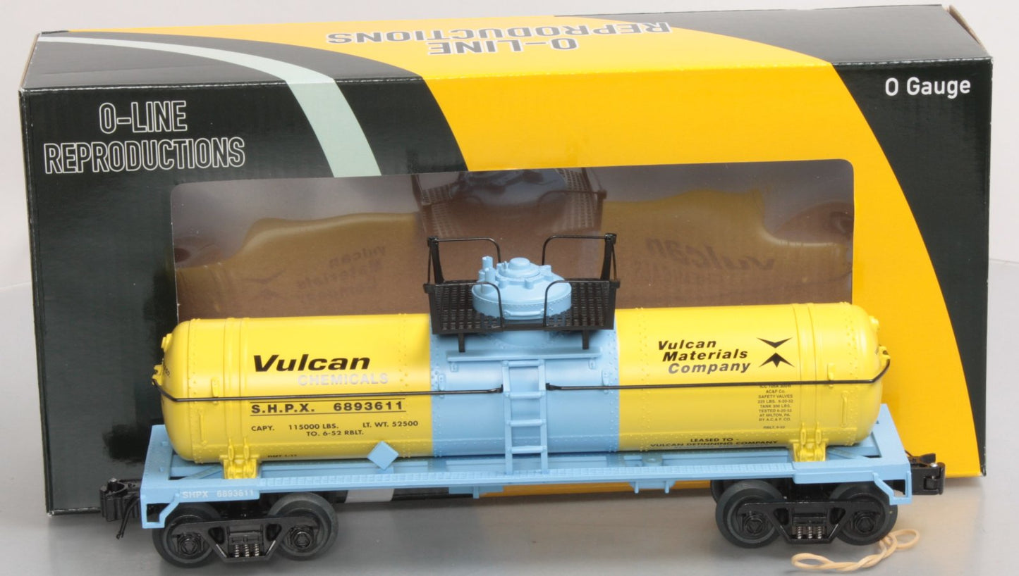 O-Line 162 Vulcan Chemical Tank Car #6893611