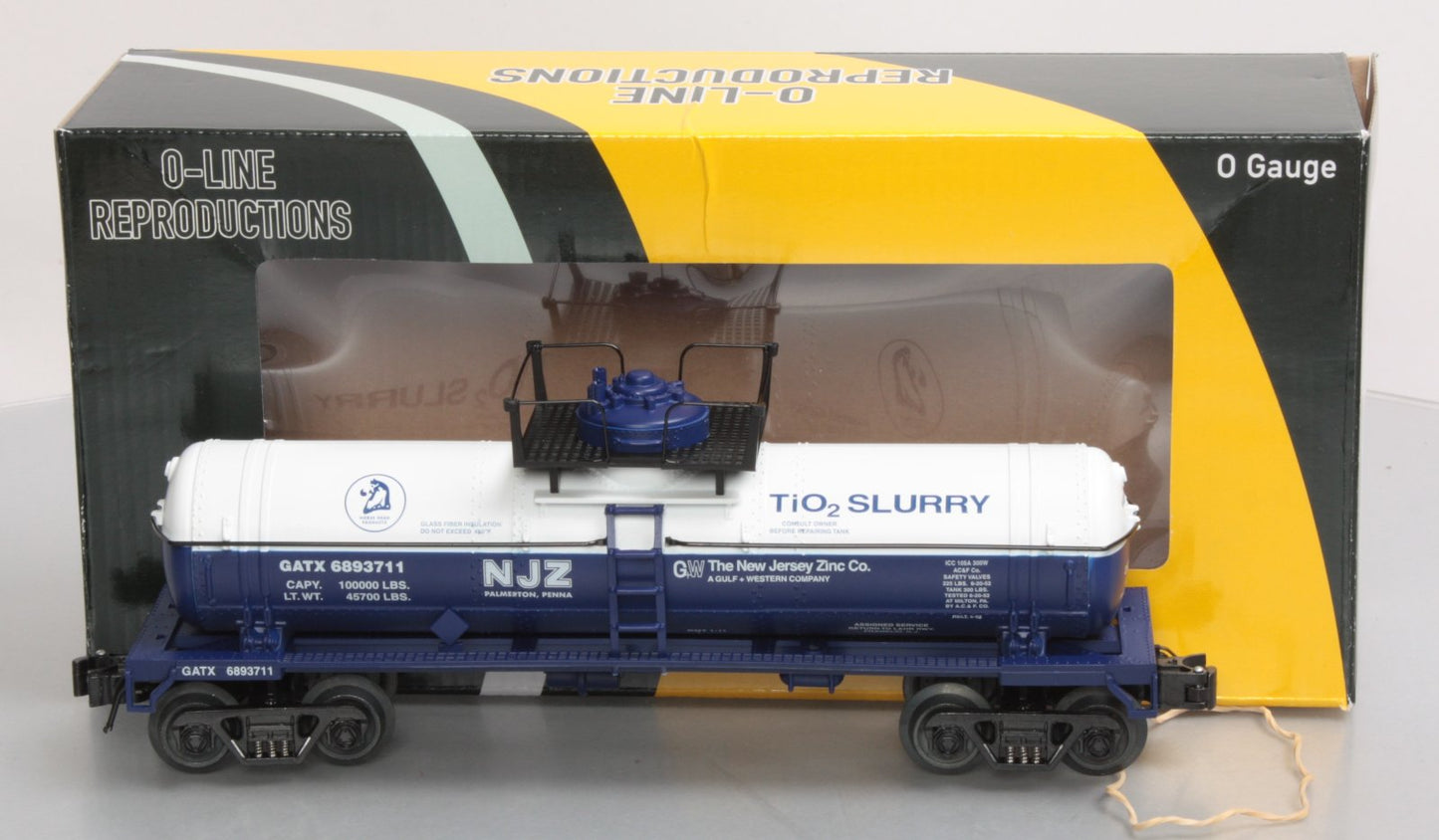 O-Line 164 NJ Zinc Tank Car #6893711