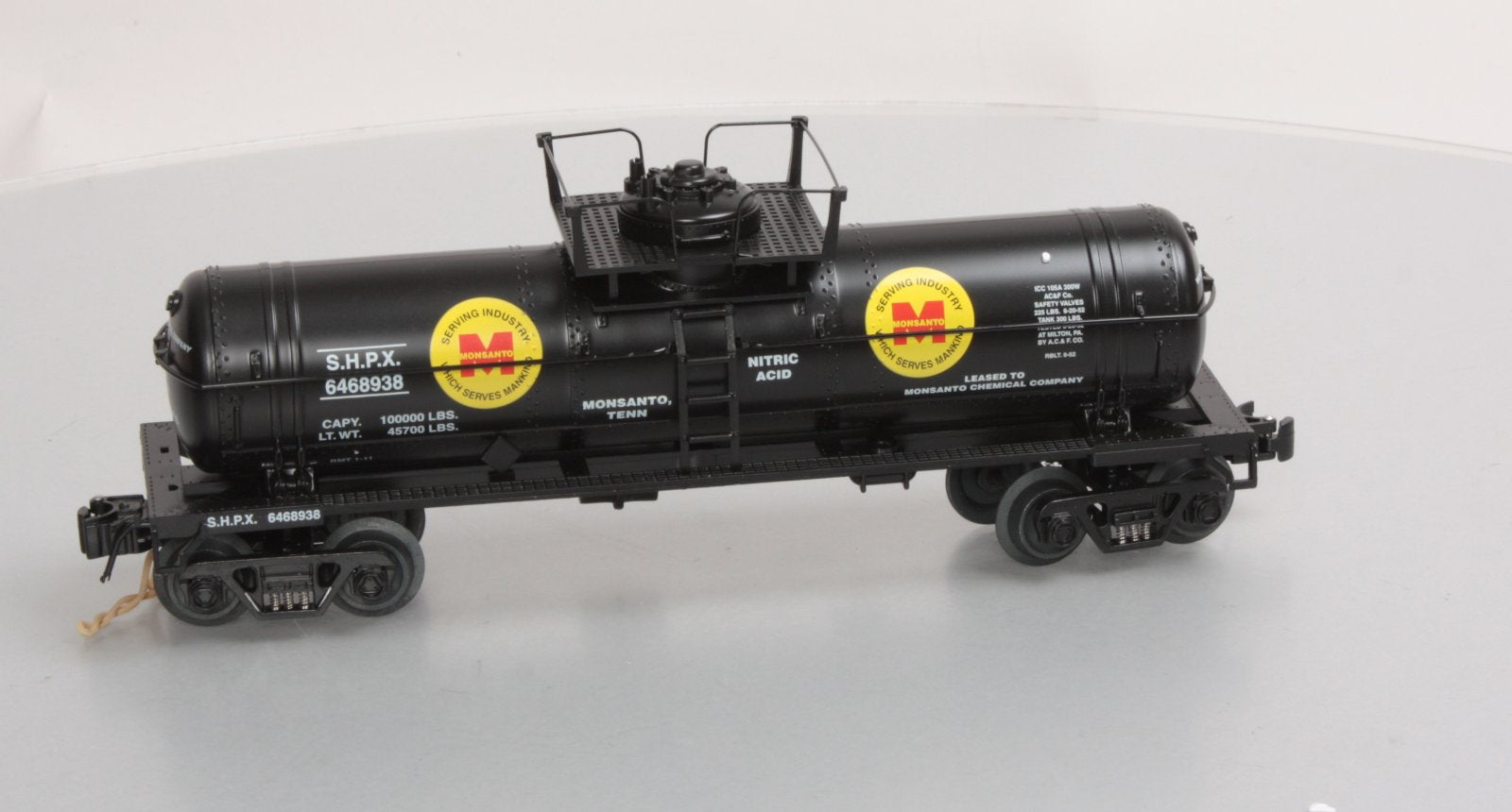 O-Line 165 Monsanto Tank Car #6468938