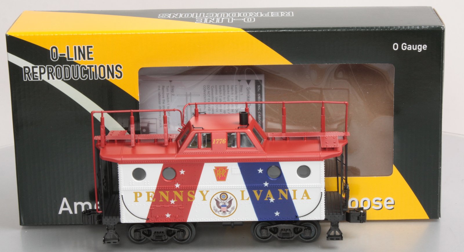 O-Line 173 Pennsylvania RR N5C Caboose #1776
