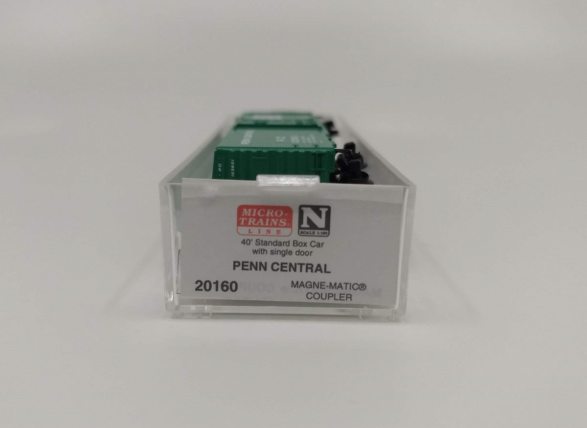 Micro-Trains 02000160 N Penn Central 40' Standard Single Door Boxcar #103601