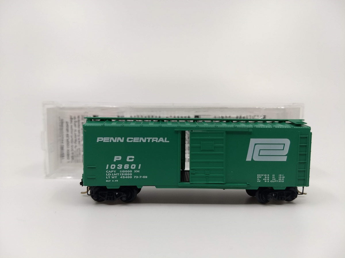 Micro-Trains 02000160 N Penn Central 40' Standard Single Door Boxcar #103601