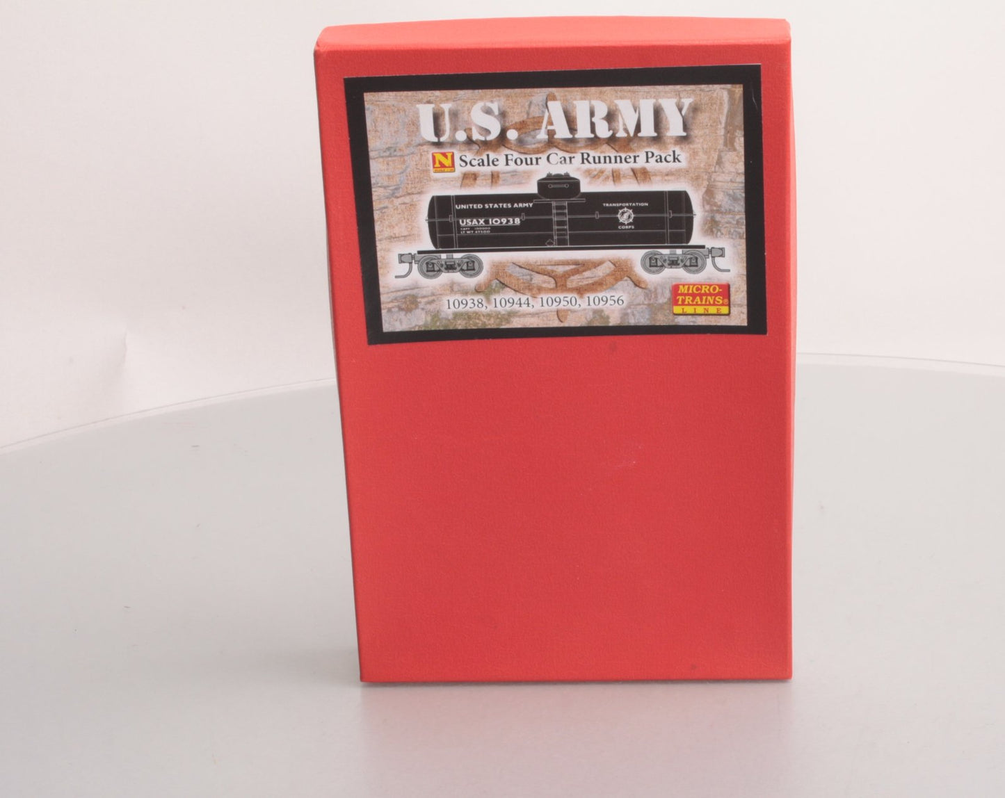 Micro-Trains 99300070 N US Army 39' Single Dome Tank Car Runner Pack (Set of 4)
