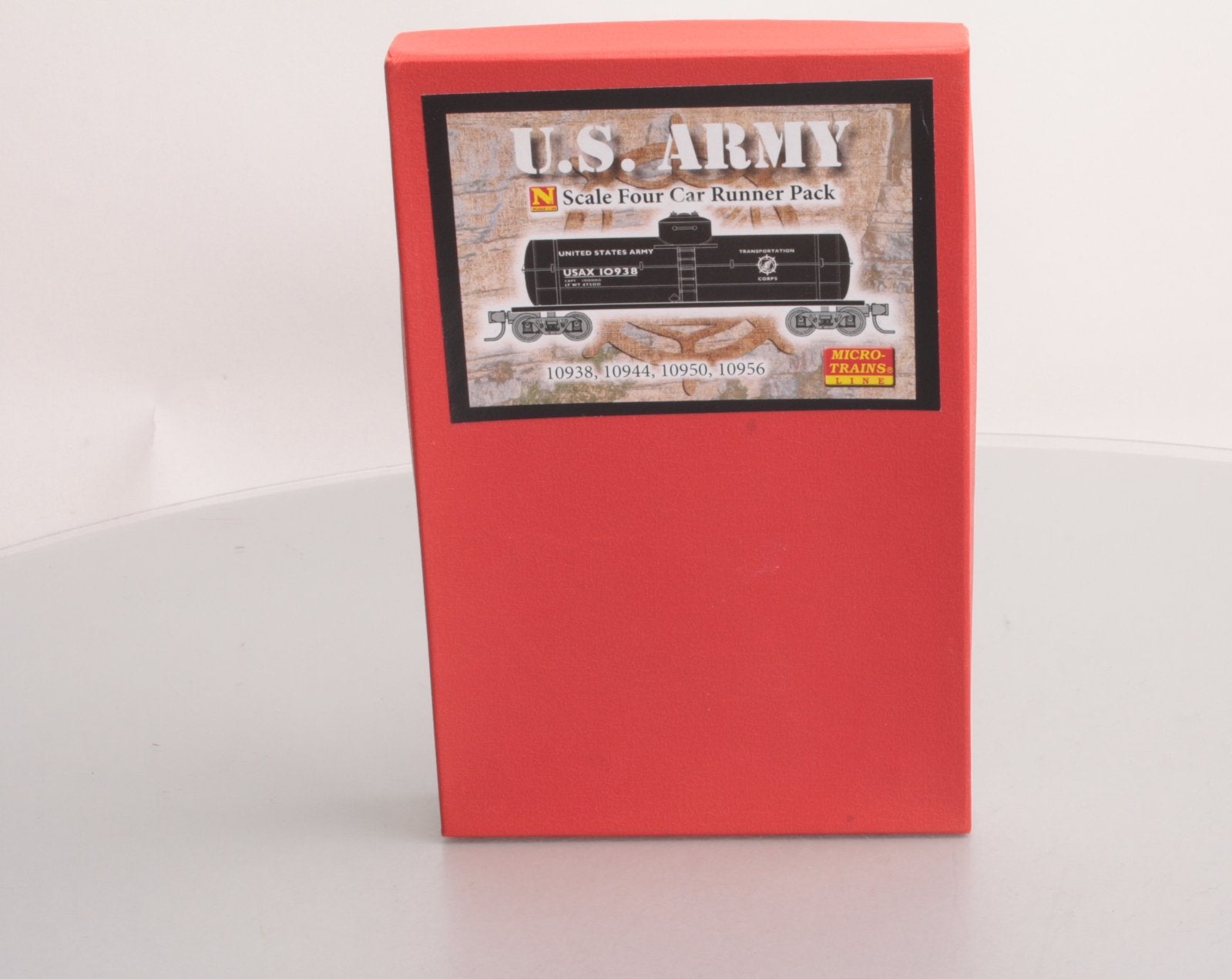 Micro-Trains 99300070 N US Army 39' Single Dome Tank Car Runner Pack (Set of 4)