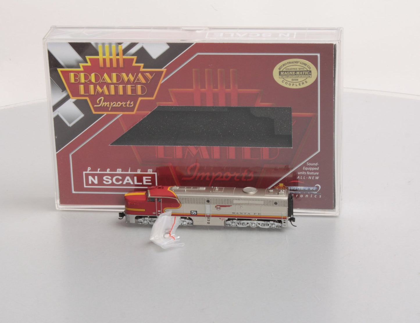 Broadway Limited 3086 N Santa Fe Alco PA1 with Sound& DCC Paragon2 #58L