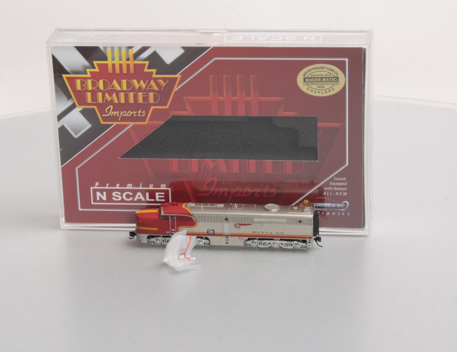 Broadway Limited 3086 N Santa Fe Alco PA1 with Sound& DCC Paragon2 #58L