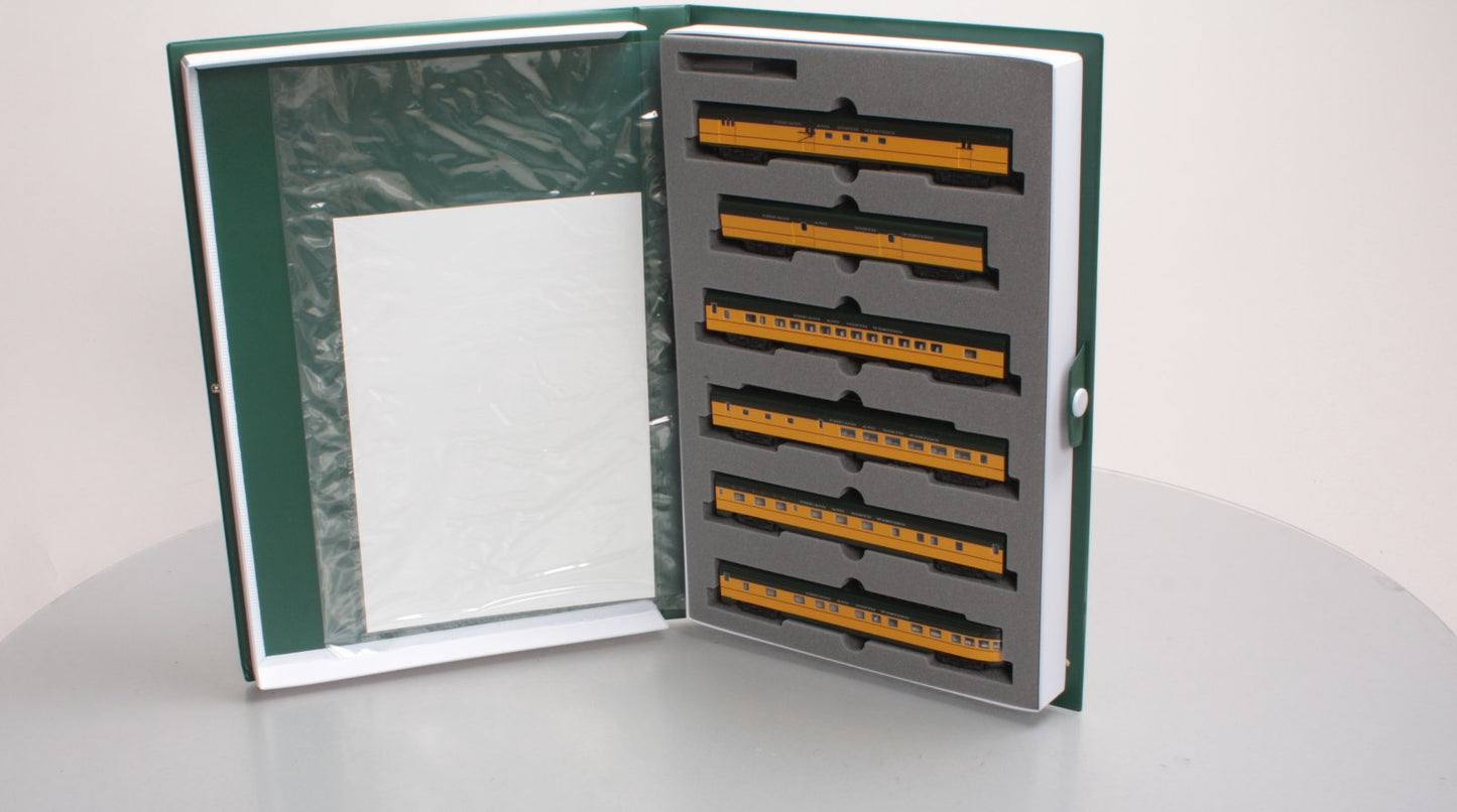 Kato 106-093 Chicago & Northwestern Smoothside Passenger Car Set