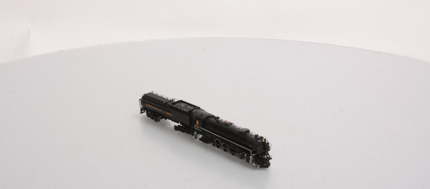 Bachmann 82513 N Scale C&O USRA Heavy 4-8-2 Steam Locomotive #543 w/DCC