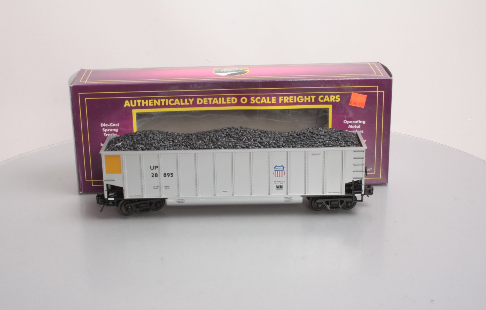 MTH 20-97216 O Union Pacific Coalporter Hopper Car #28895 w/Coal Load