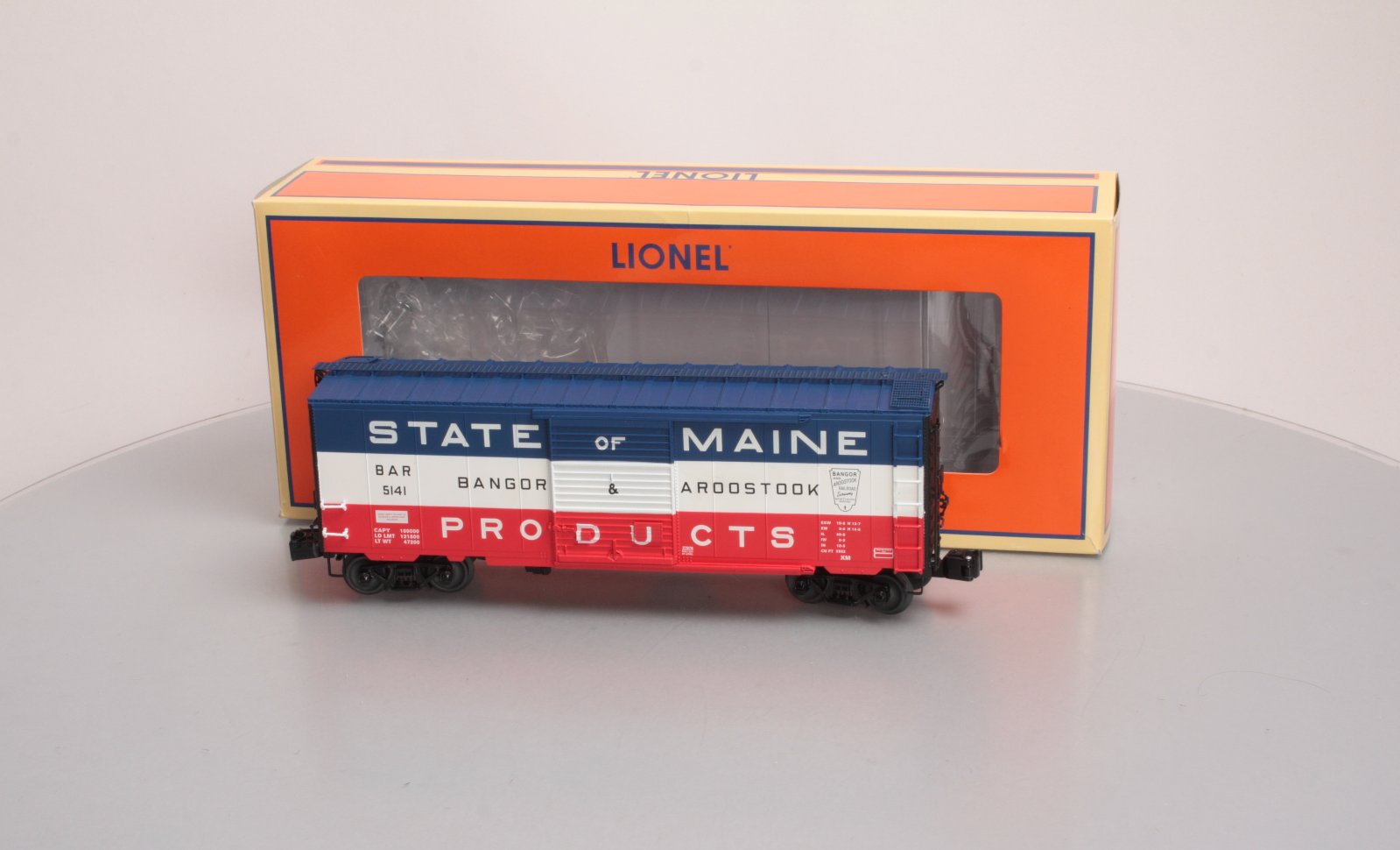 Lionel 6-27876 O Gauge State Of Maine PS-1 Boxcar #5141