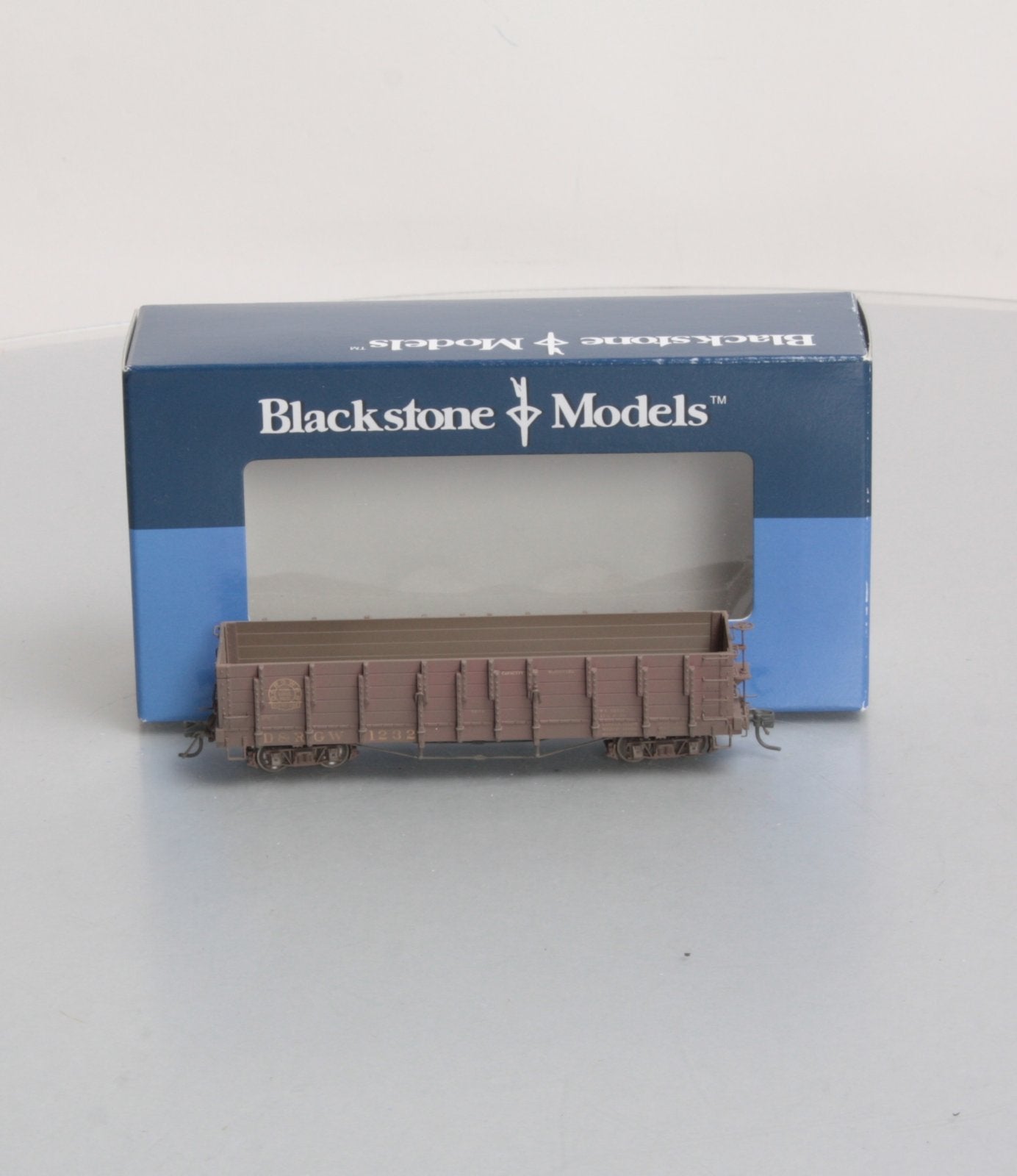 Blackstone Models 340413W HOn3 DRGW 1000 Ser. High Side Weathered Gondola #1232