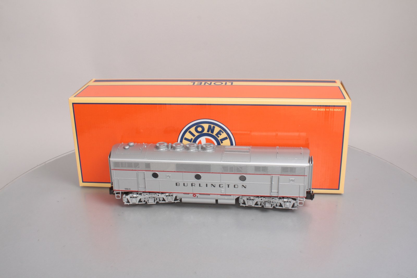 Lionel 6-38701 Burlington F3 Non-Powered Diesel B-Unit #9961-B
