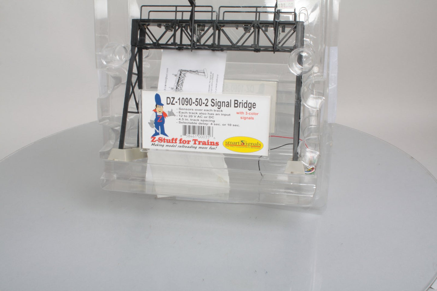 Z-Stuff DZ-1090502 O Scale 2-Track Signal Bridge w/2 3-Color Signal Heads
