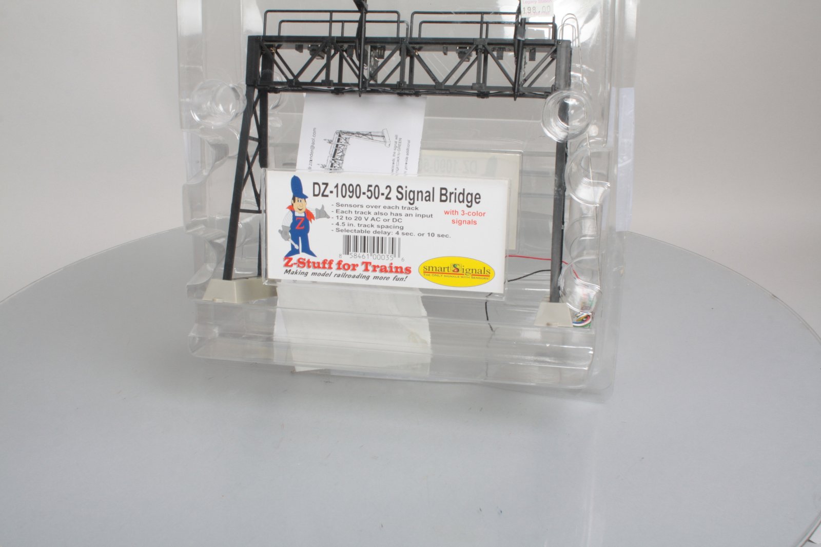 Z-Stuff DZ-1090502 O Scale 2-Track Signal Bridge w/2 3-Color Signal Heads