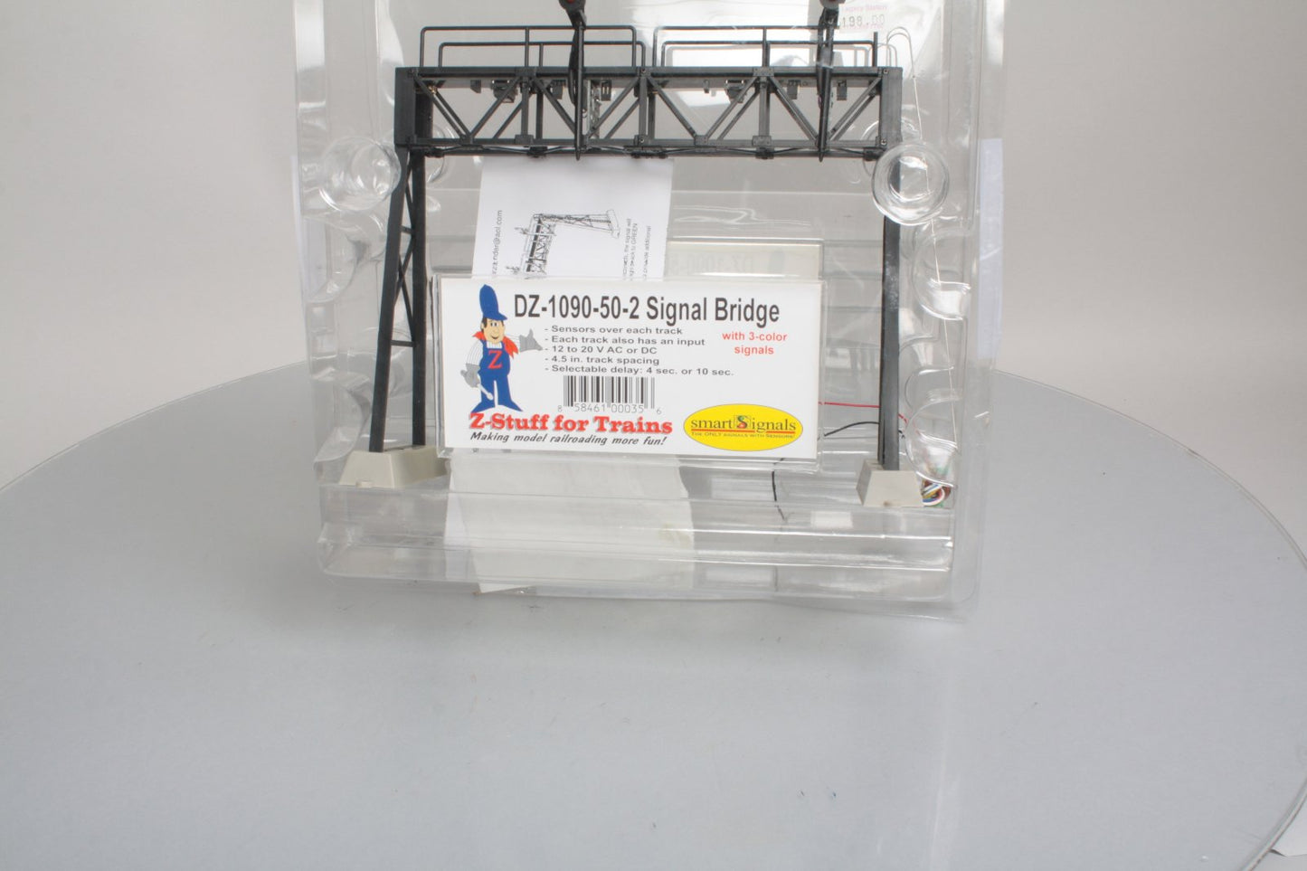 Z-Stuff DZ-1090502 O Scale 2-Track Signal Bridge w/2 3-Color Signal Heads