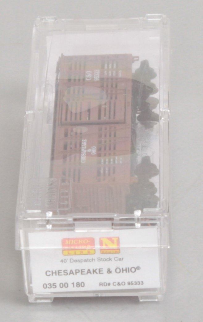 Micro-Trains 03500180 N Chesapeake & Ohio 40' Despatch Stock Car #95333