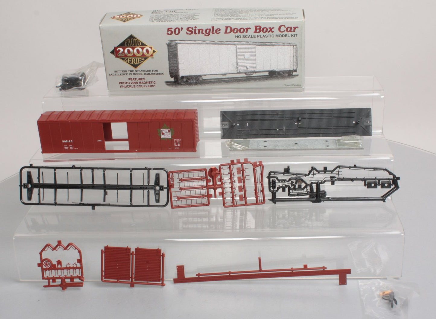 Proto 2000 21492 HO Grand Trunk Western 50' Single Door Boxcar #595123