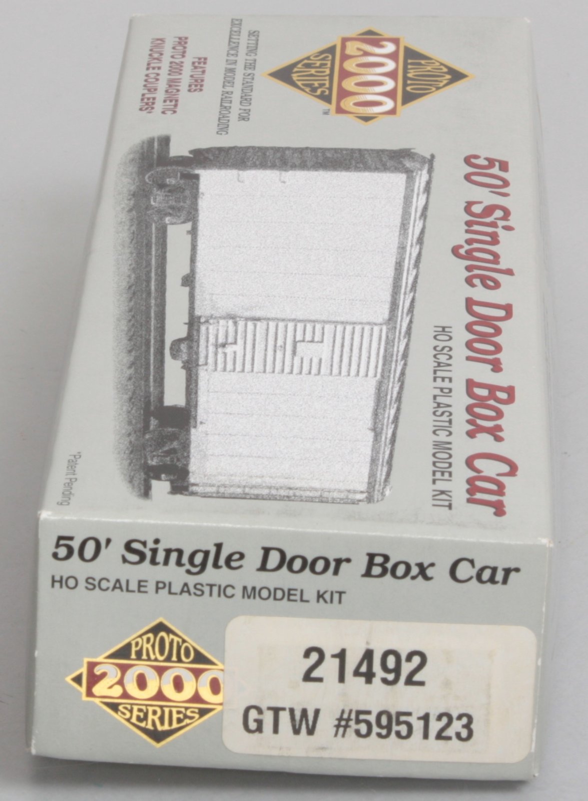 Proto 2000 21492 HO Grand Trunk Western 50' Single Door Boxcar #595123