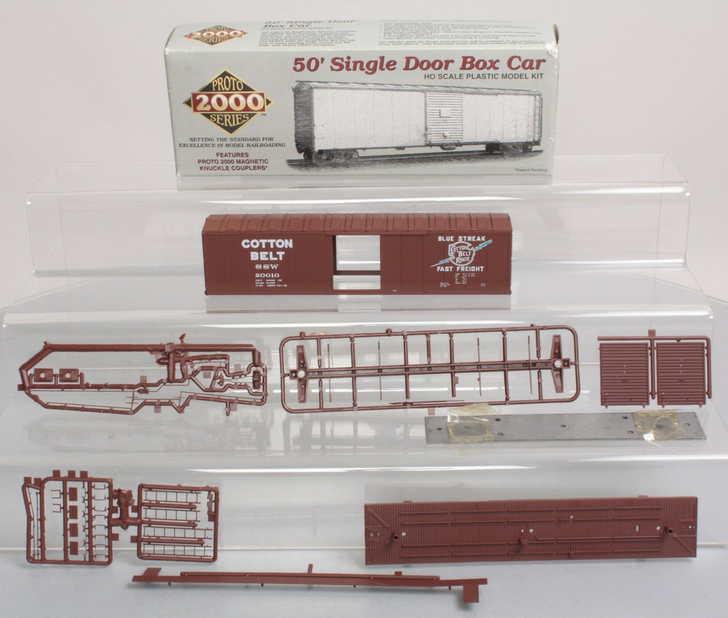 Proto 2000 21498 HO Cotton Belt "Blue Streak" 50' Single Door Boxcar #20010