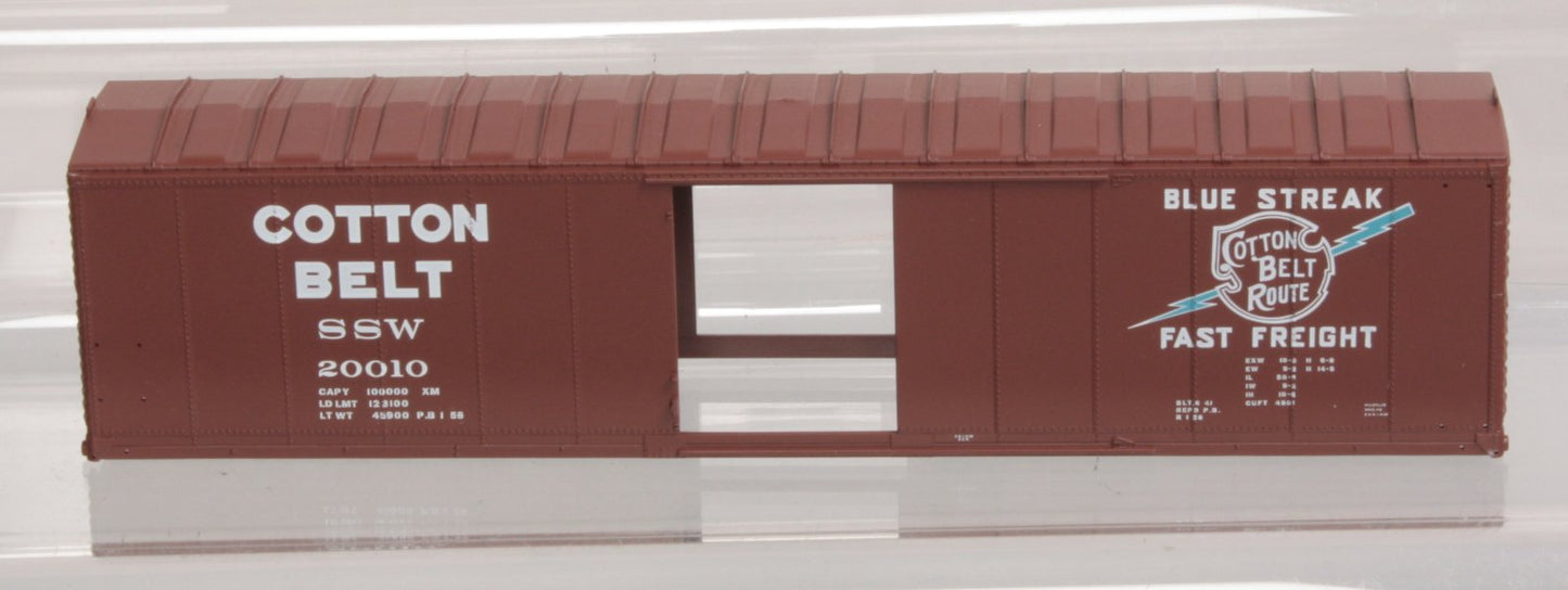 Proto 2000 21498 HO Cotton Belt "Blue Streak" 50' Single Door Boxcar #20010