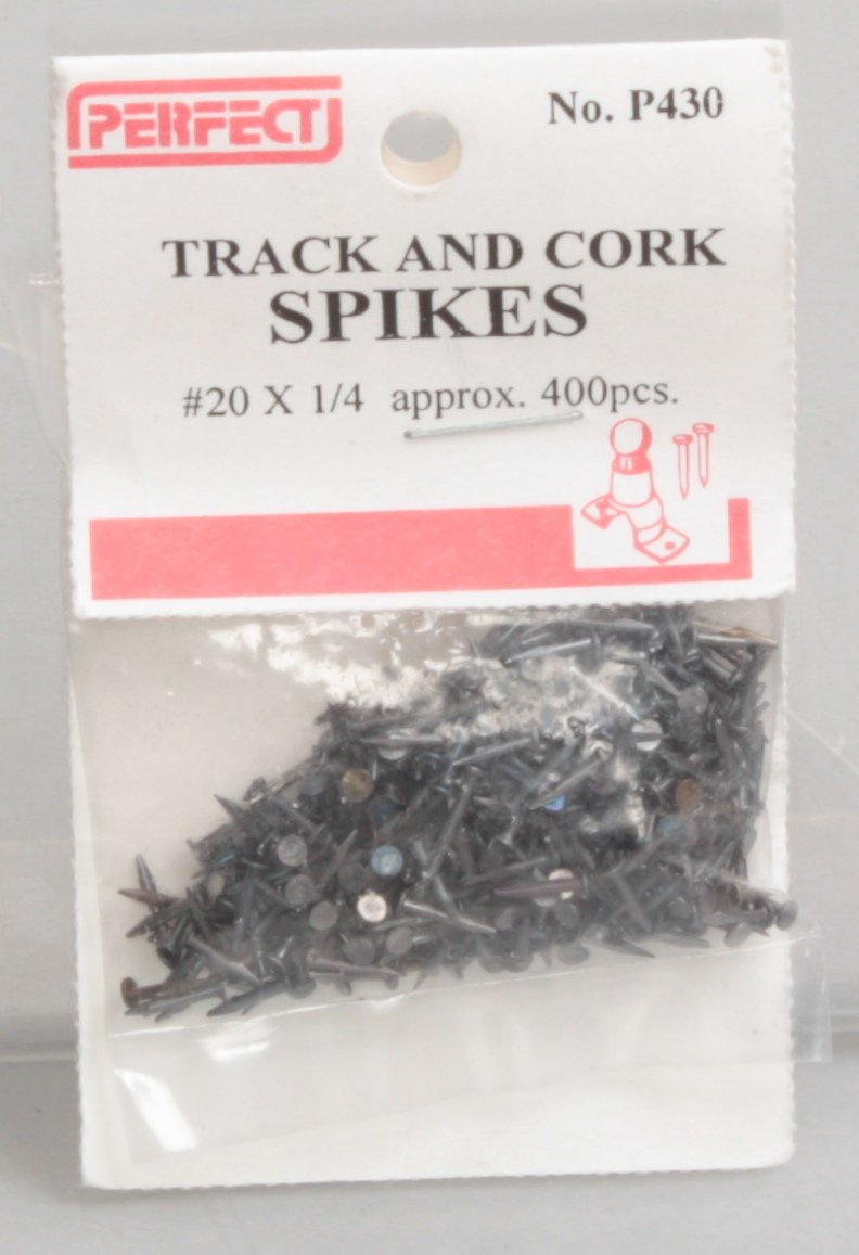 Perfect 430 HO Track Spikes #20 x 1/4" (Pack of 200)
