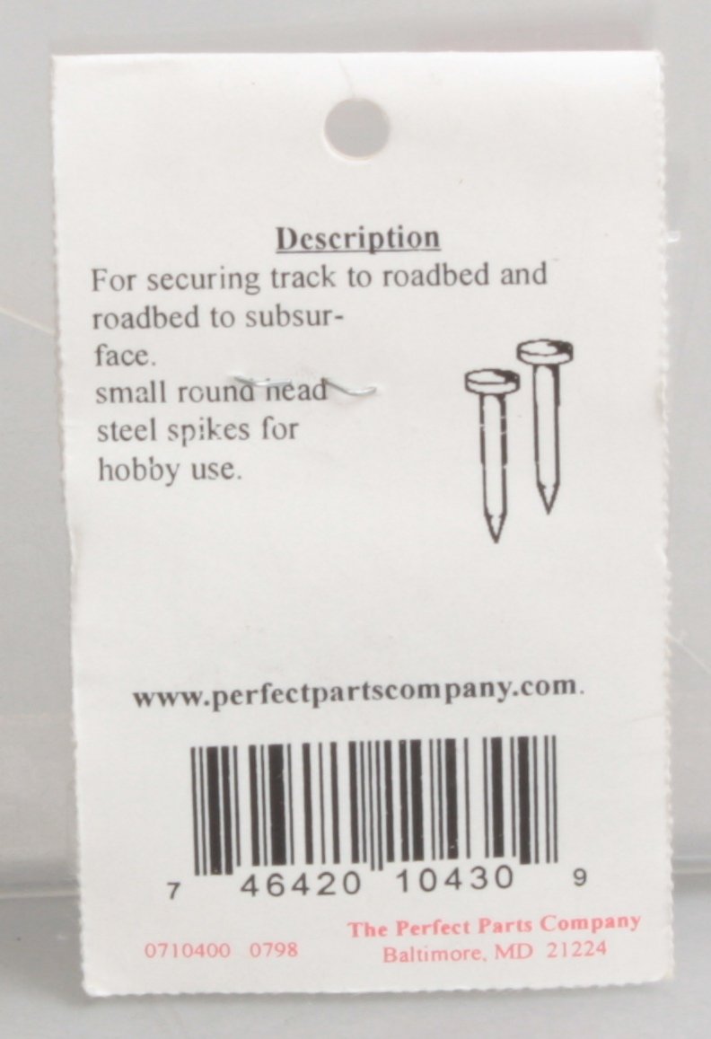 Perfect 430 HO Track Spikes #20 x 1/4