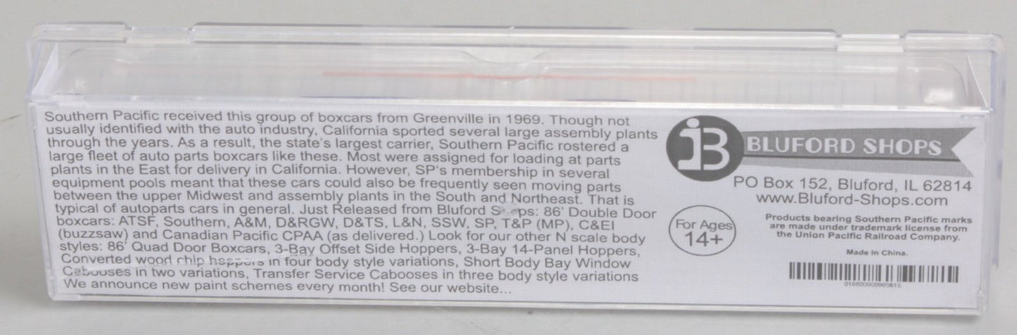 Bluford Shops 86561 N Southern Pacific 86' Double-Door Auto Parts Boxcar #616527