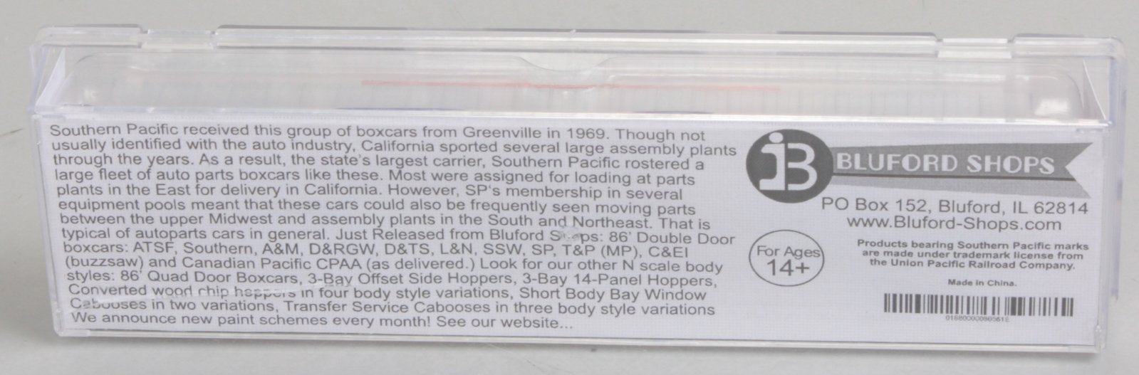 Bluford Shops 86561 N Southern Pacific 86' Double-Door Auto Parts Boxcar #616527