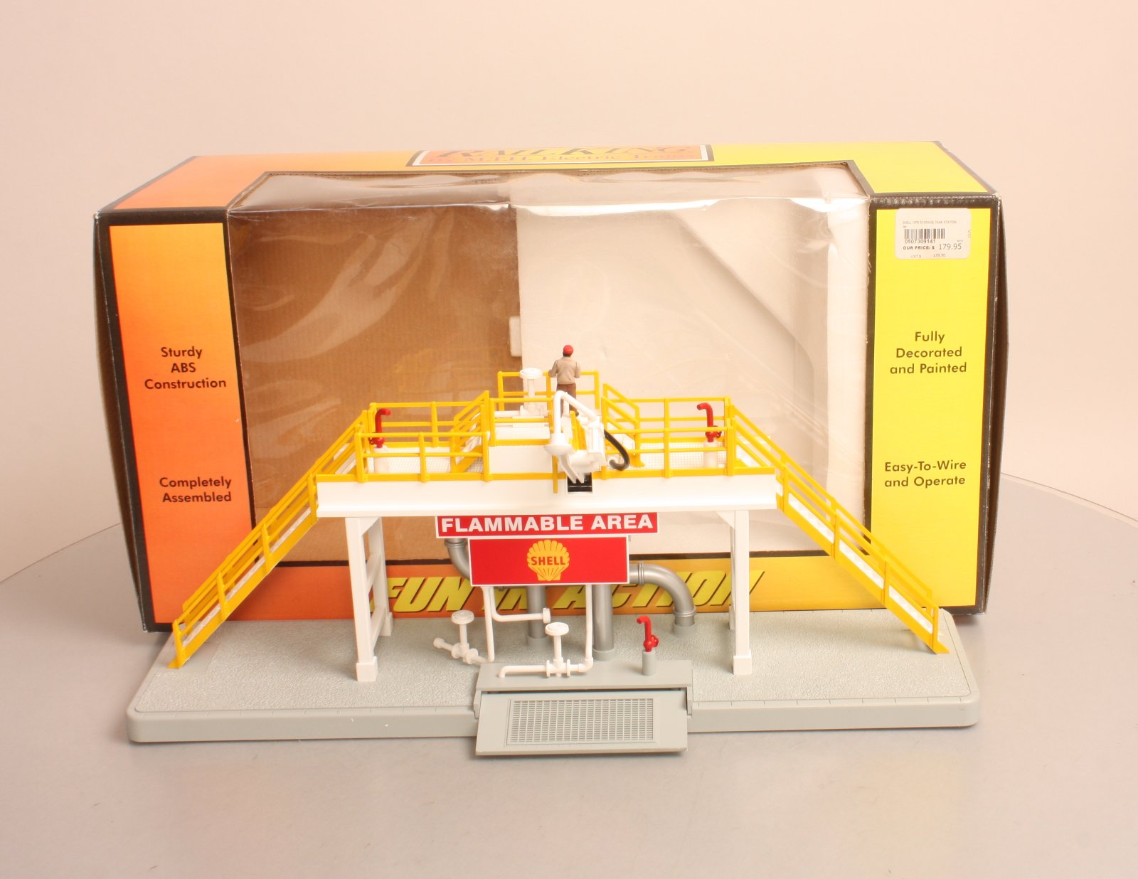 MTH 30-9141 O Shell Operating Storage Tank Station