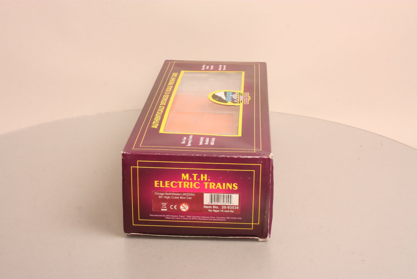 MTH 20-93539 O CNW 50' Hi-Cube Boxcar #520054