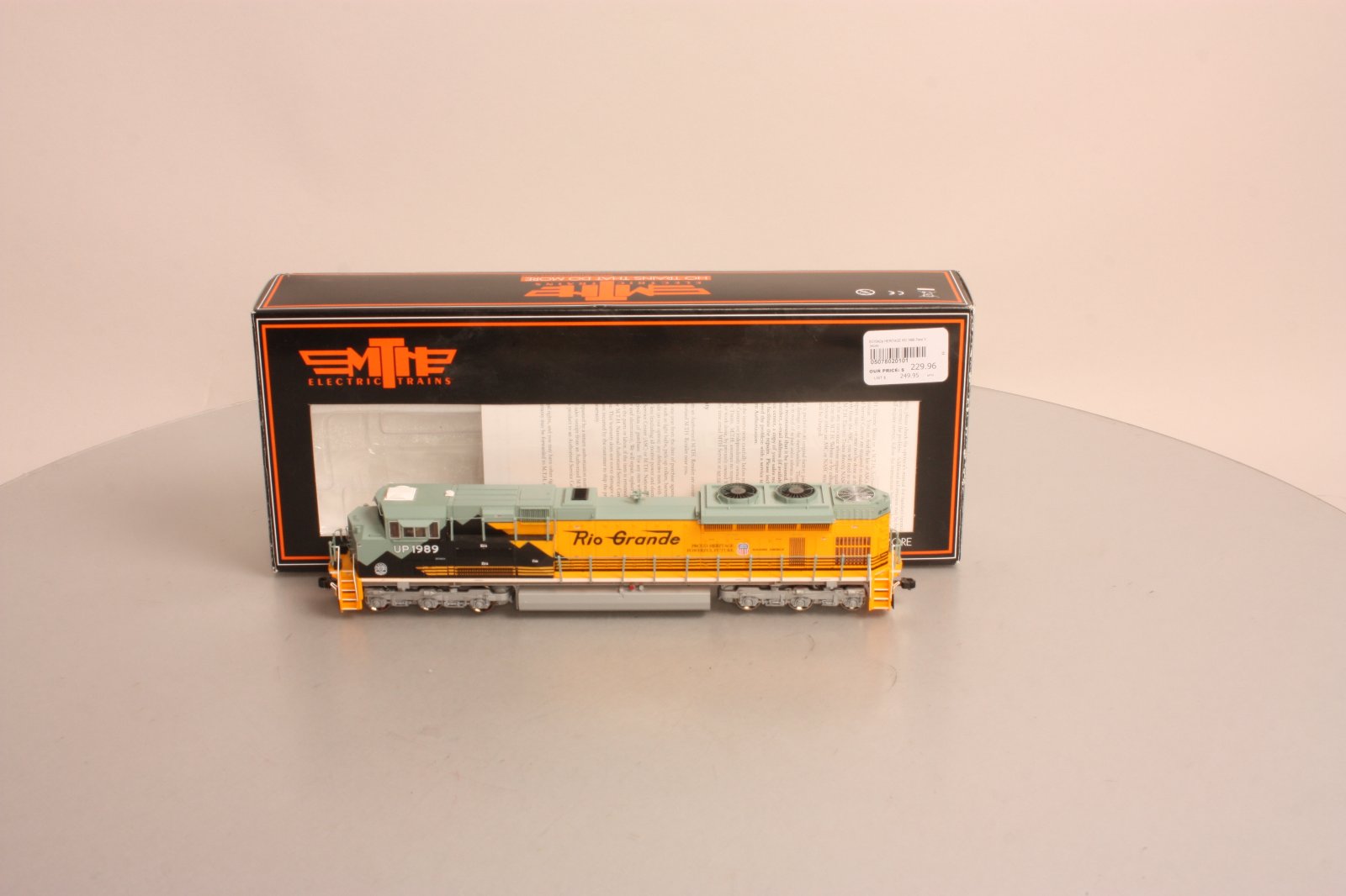 MTH 80-2010-1 HO Denver Rio Grande Western SD70ACe Diesel Locomotive w/PS-3