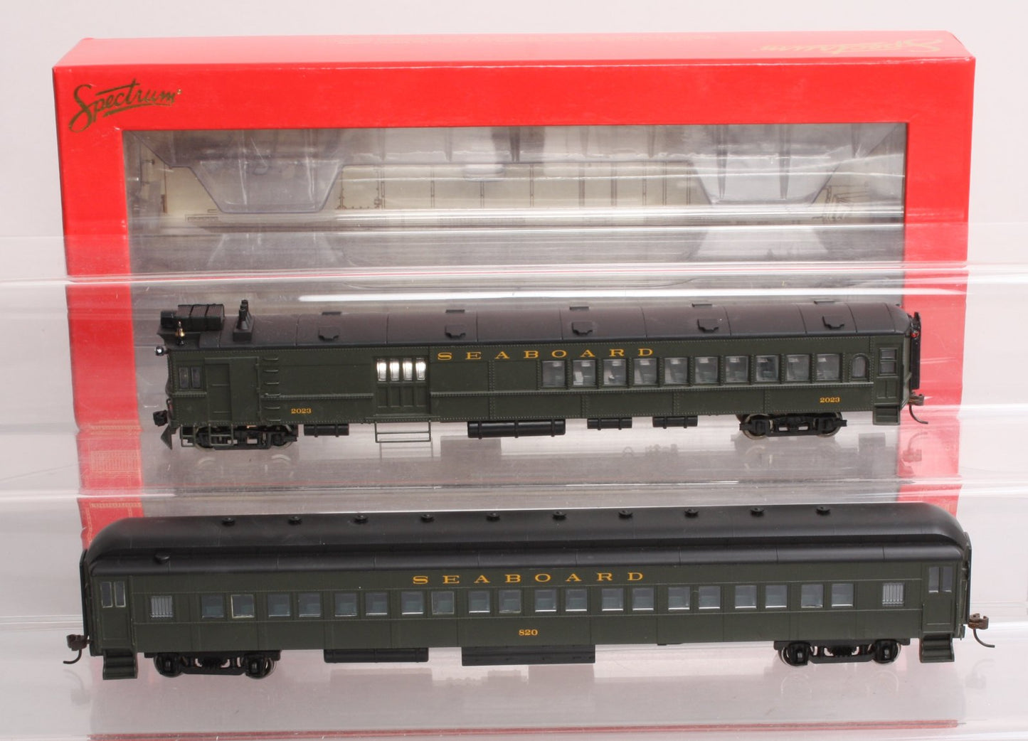 Bachmann 81425 HO Seaboard EMC Gas Electric Doodlebug w/Trailer Coach (DCC)
