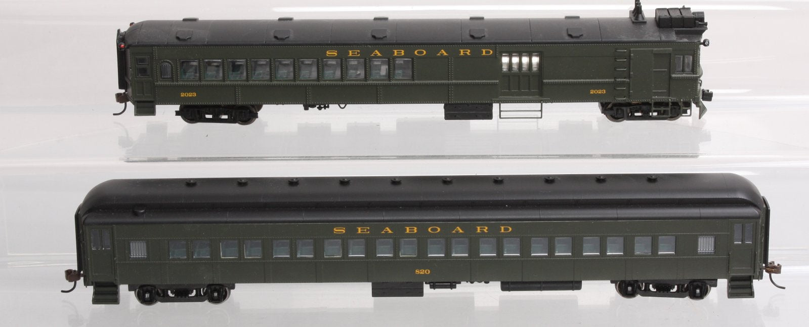 Bachmann 81425 HO Seaboard EMC Gas Electric Doodlebug w/Trailer Coach (DCC)