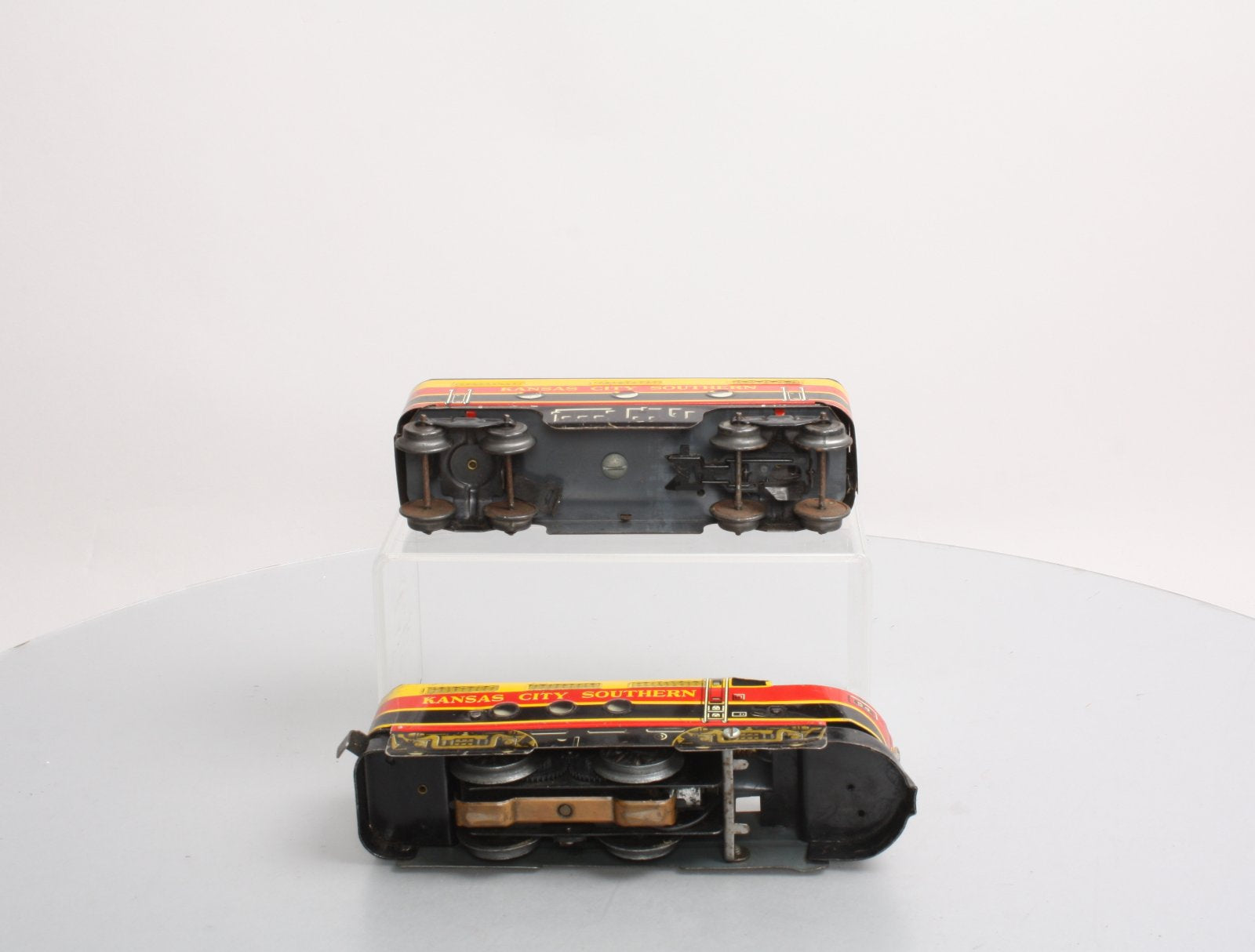 Marx 54 Vintage O Kansas City Southern Tinplate AB Diesel Set