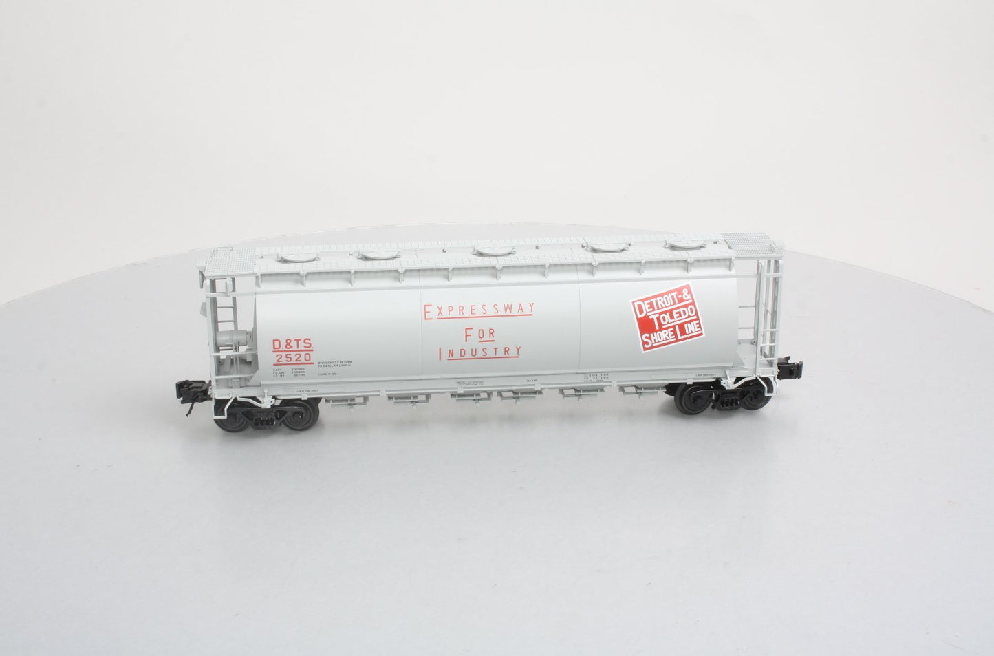 Atlas 3001212 O Detroit & Toledo Shore Line 6-Bay Cylindrical Hopper (3-Rail)