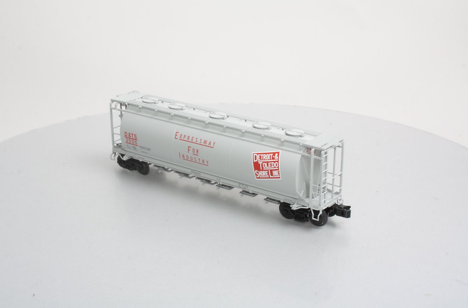 Atlas 3001212 O Detroit & Toledo Shore Line 6-Bay Cylindrical Hopper (3-Rail)