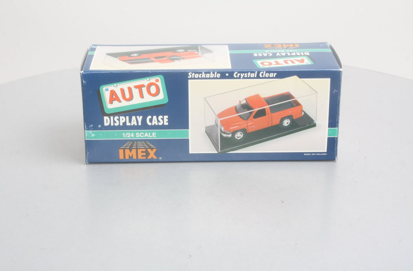 Imex 2500 1:24-1:25 9-5/16"x3.75"x3-1/16" Auto Display Showcase with Clear Base