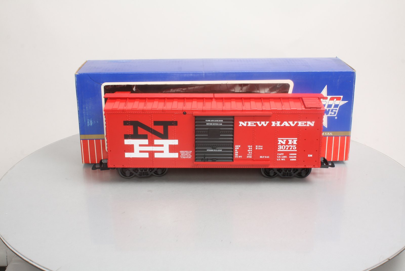 USA Trains R19053A G Scale New Haven Box Car #30775