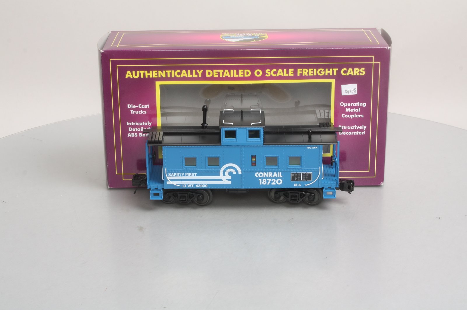 MTH 20-91370 O CR Center Cupola Steel Caboose