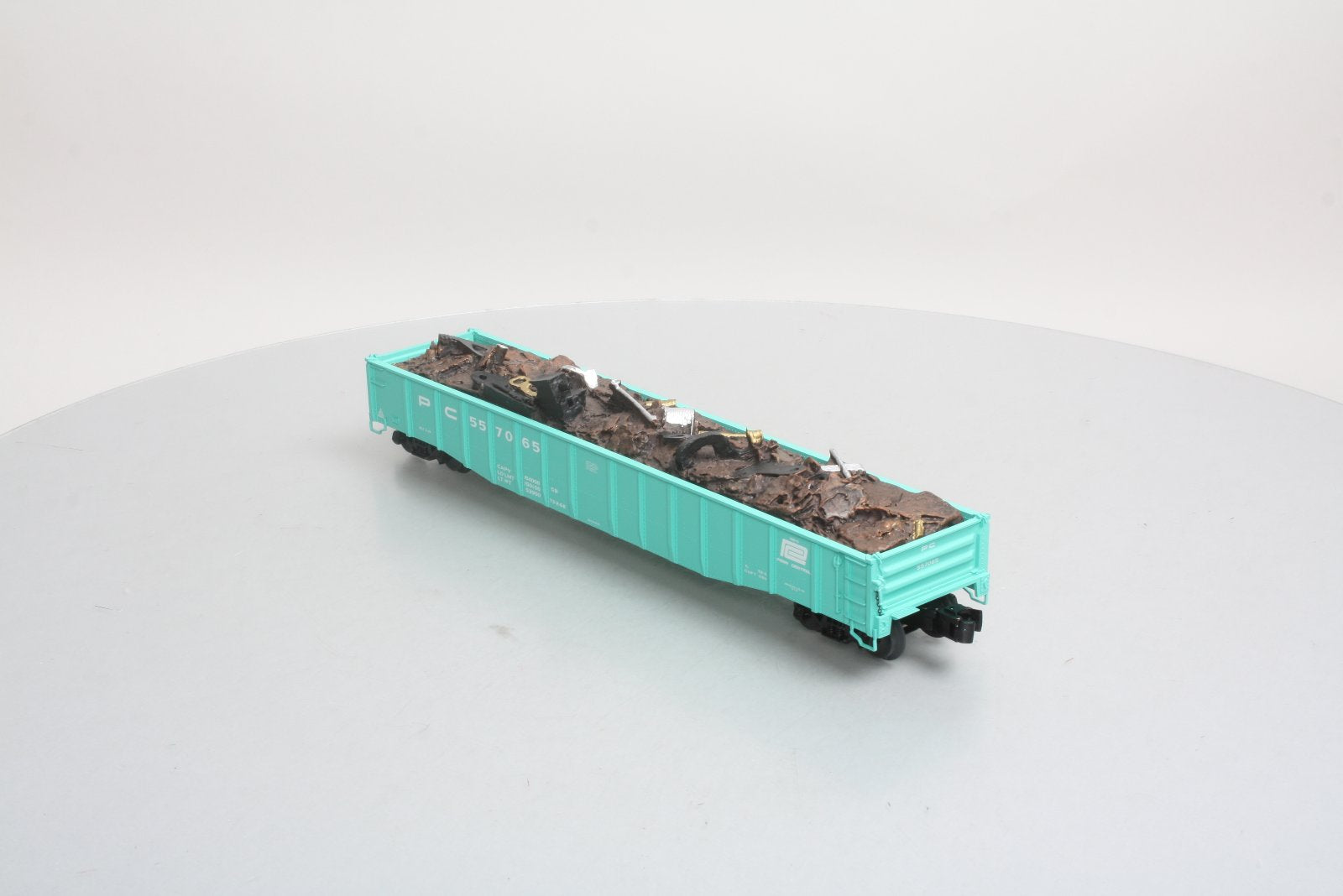Lionel 6-82860 O Gauge Penn Central PS-5 Gondola #557065 With Scrap Load