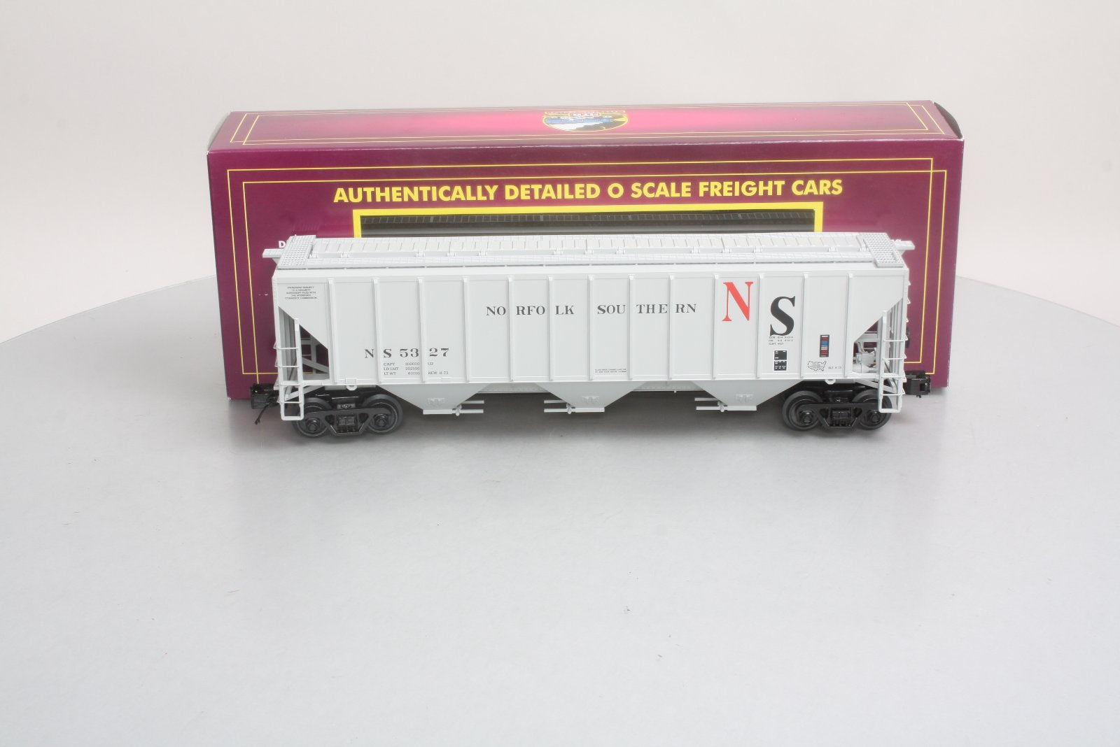 MTH 20-97334 O Norfolk Southern PS-2CD High-Side Covered Hopper #5327